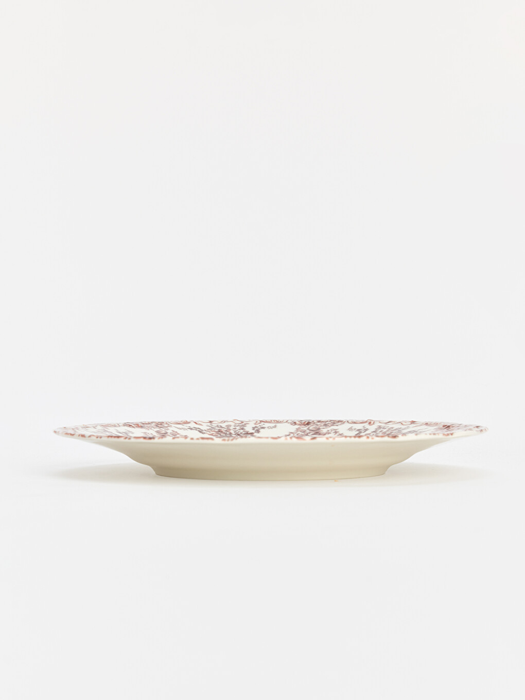 Flower Patterned Porcelain Cake Plate 19 Cm-3