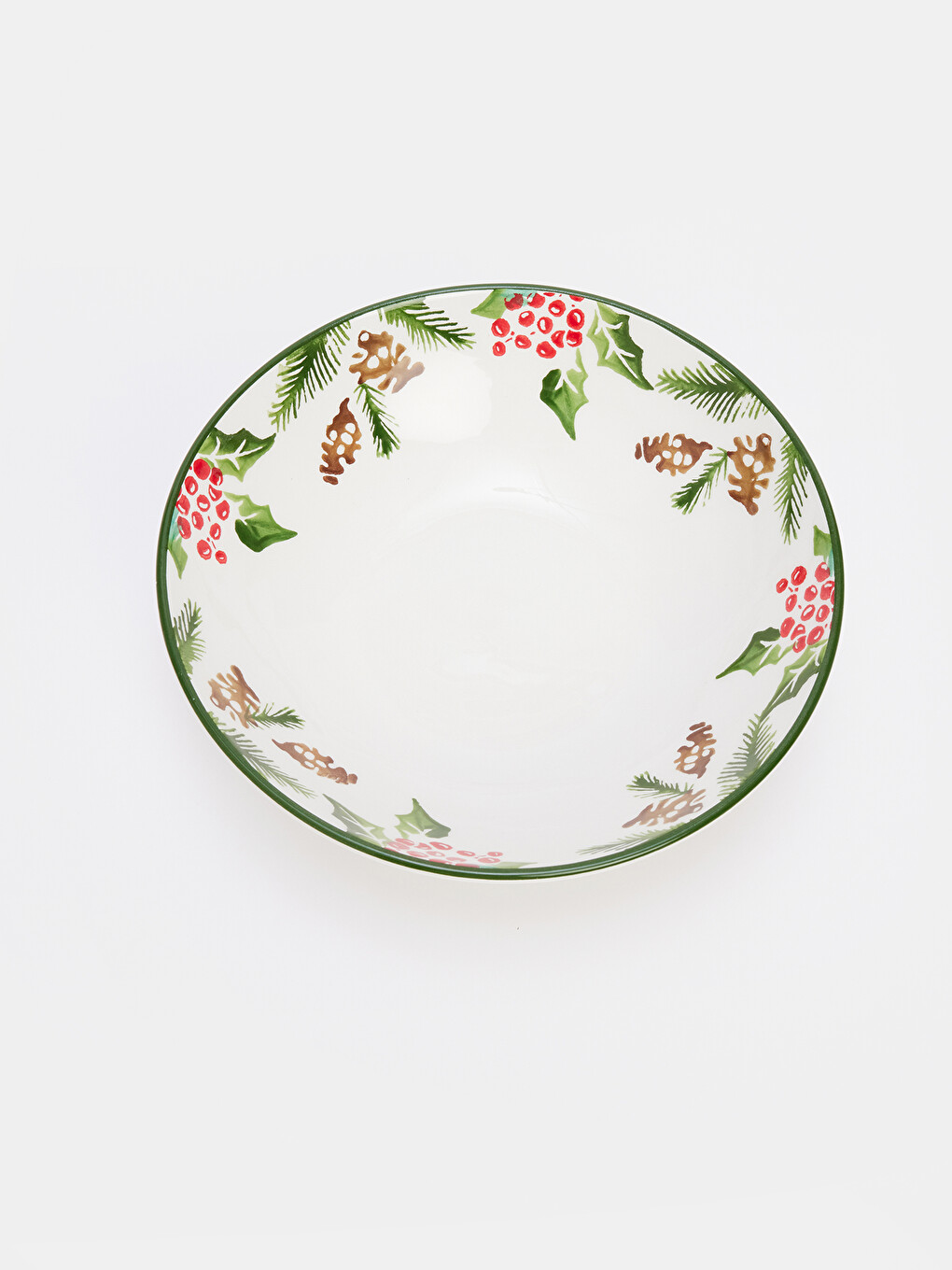 Printed Ceramic Salad Bowl 25 Cm-2