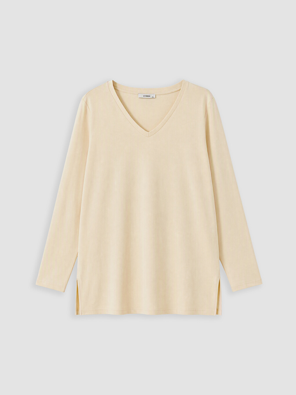 Plus Size %100 Cotton Women's T-shirt-2