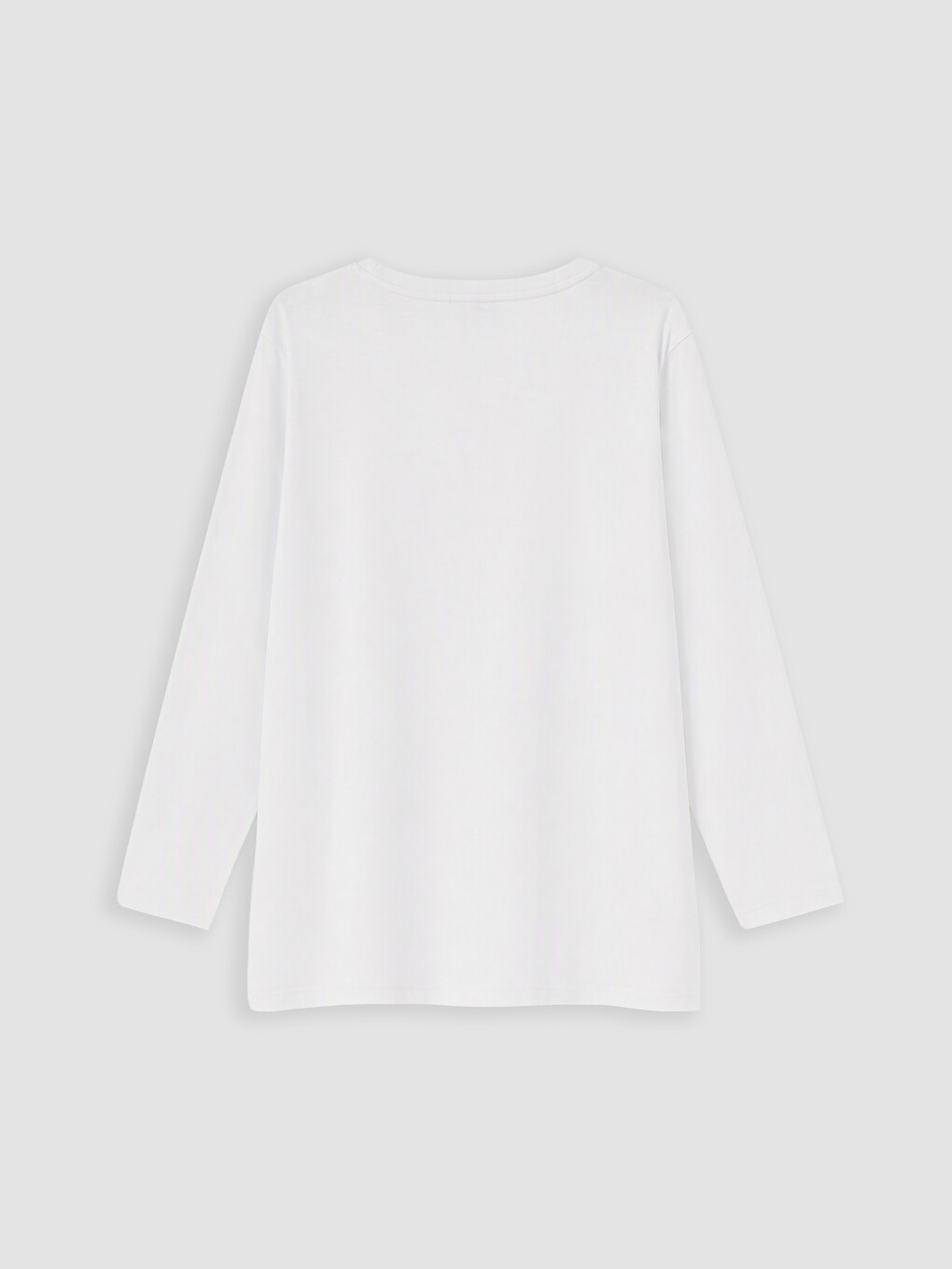 Plus Size %100 Cotton Women's T-shirt-4