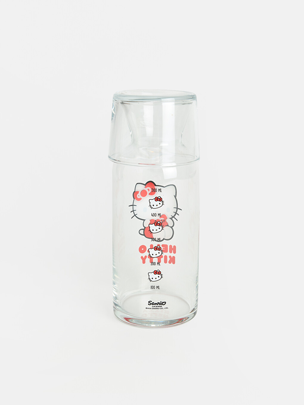 Hello Kitty Printed Glass Bedside Pitcher 700 Ml-3