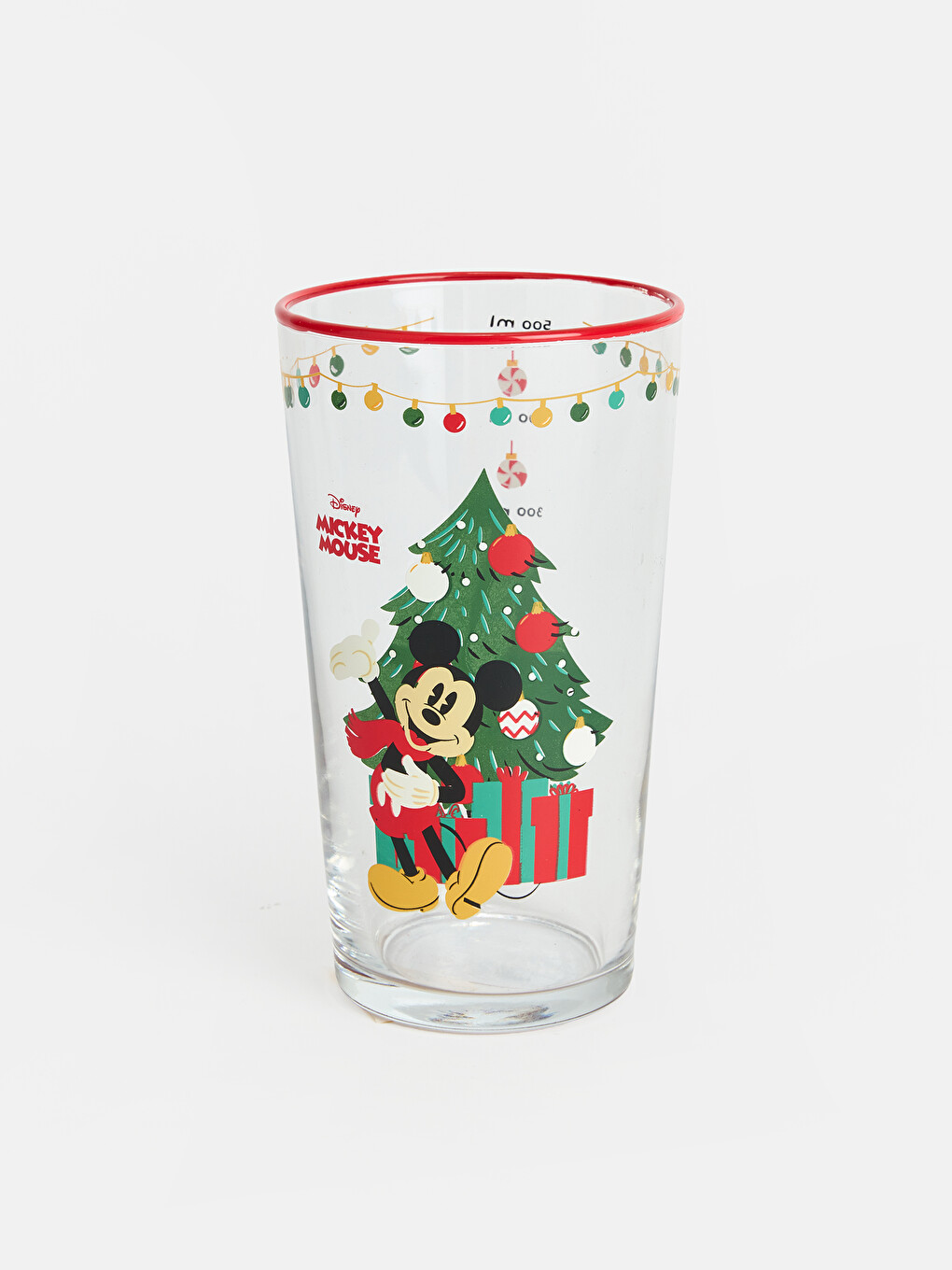 Karışık Minnie Mouse Baskılı Cam Bardak 550 Ml-1