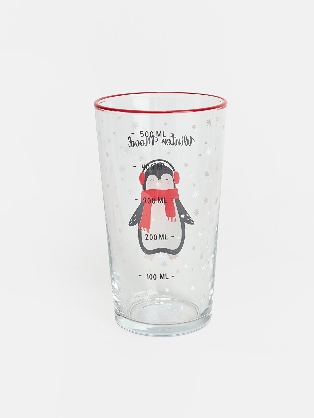 Karışık Penguen Baskılı Cam Bardak 550 Ml-2