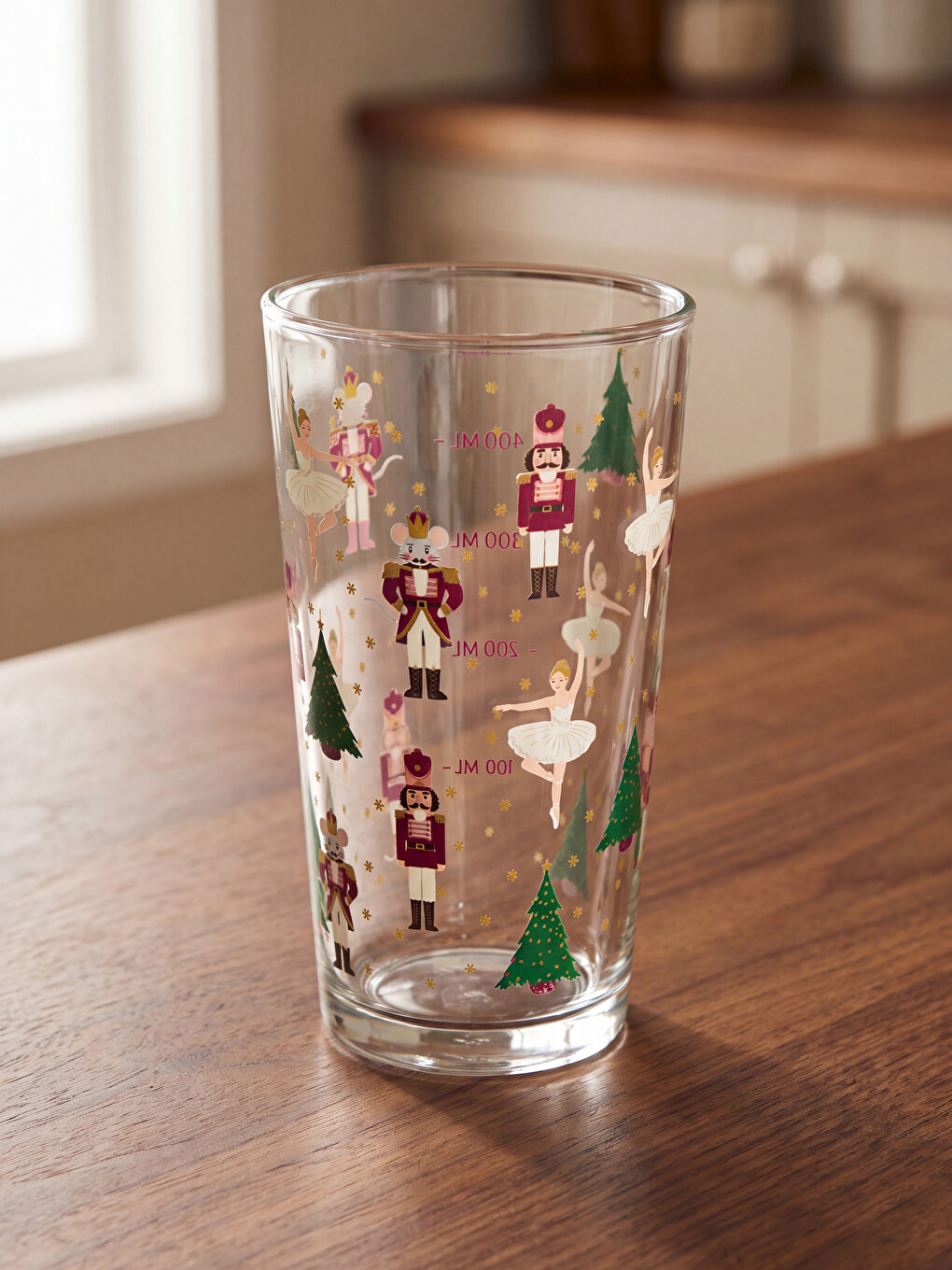 Karışık Baskılı Cam Bardak 550 Ml