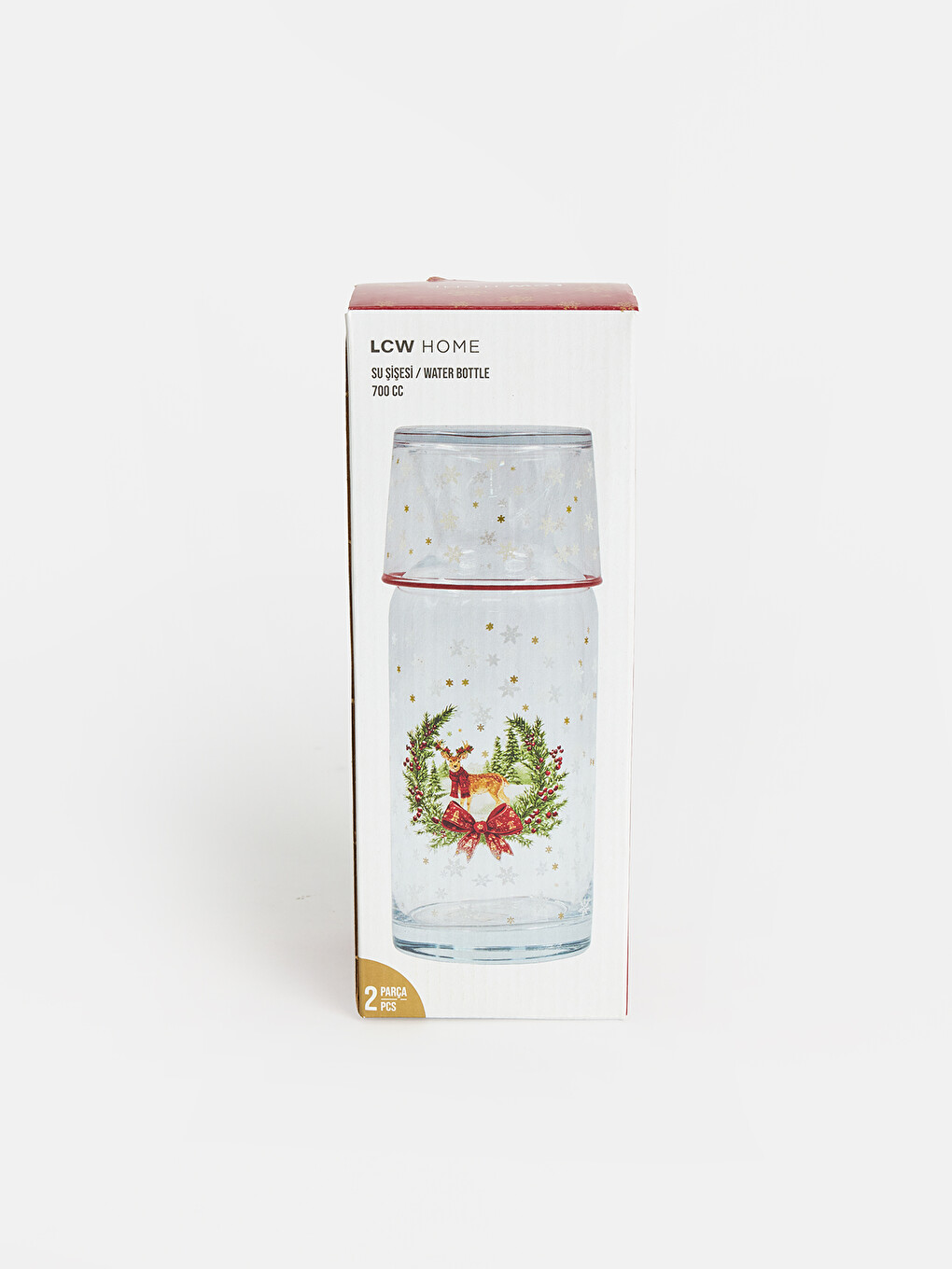 Karışık Yılbaşı Temalı Baş Ucu Sürahisi 700 Ml-1