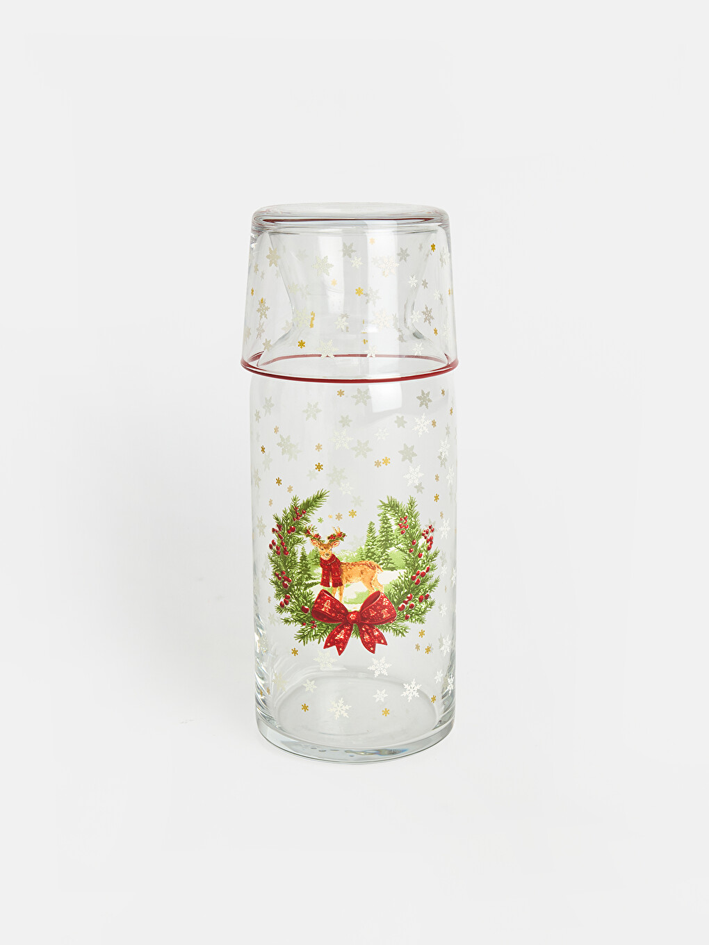Karışık Yılbaşı Temalı Baş Ucu Sürahisi 700 Ml-2