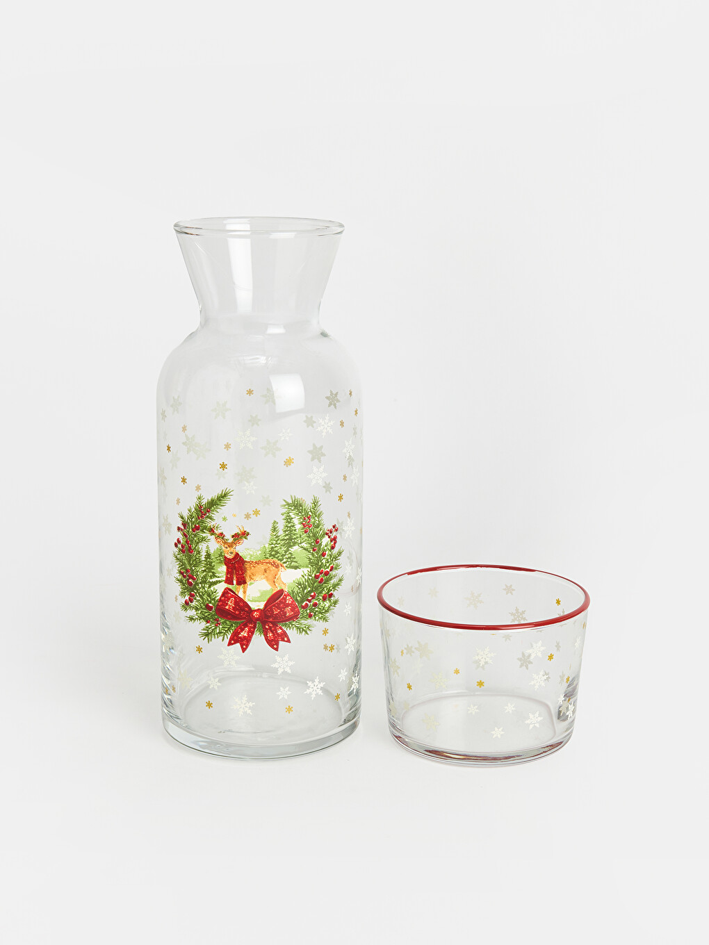 Karışık Yılbaşı Temalı Baş Ucu Sürahisi 700 Ml-3