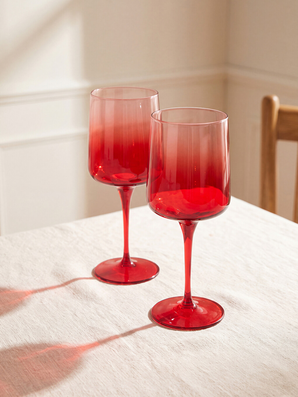 Glass Footed Water Glass Set 2-pack 430 Ml