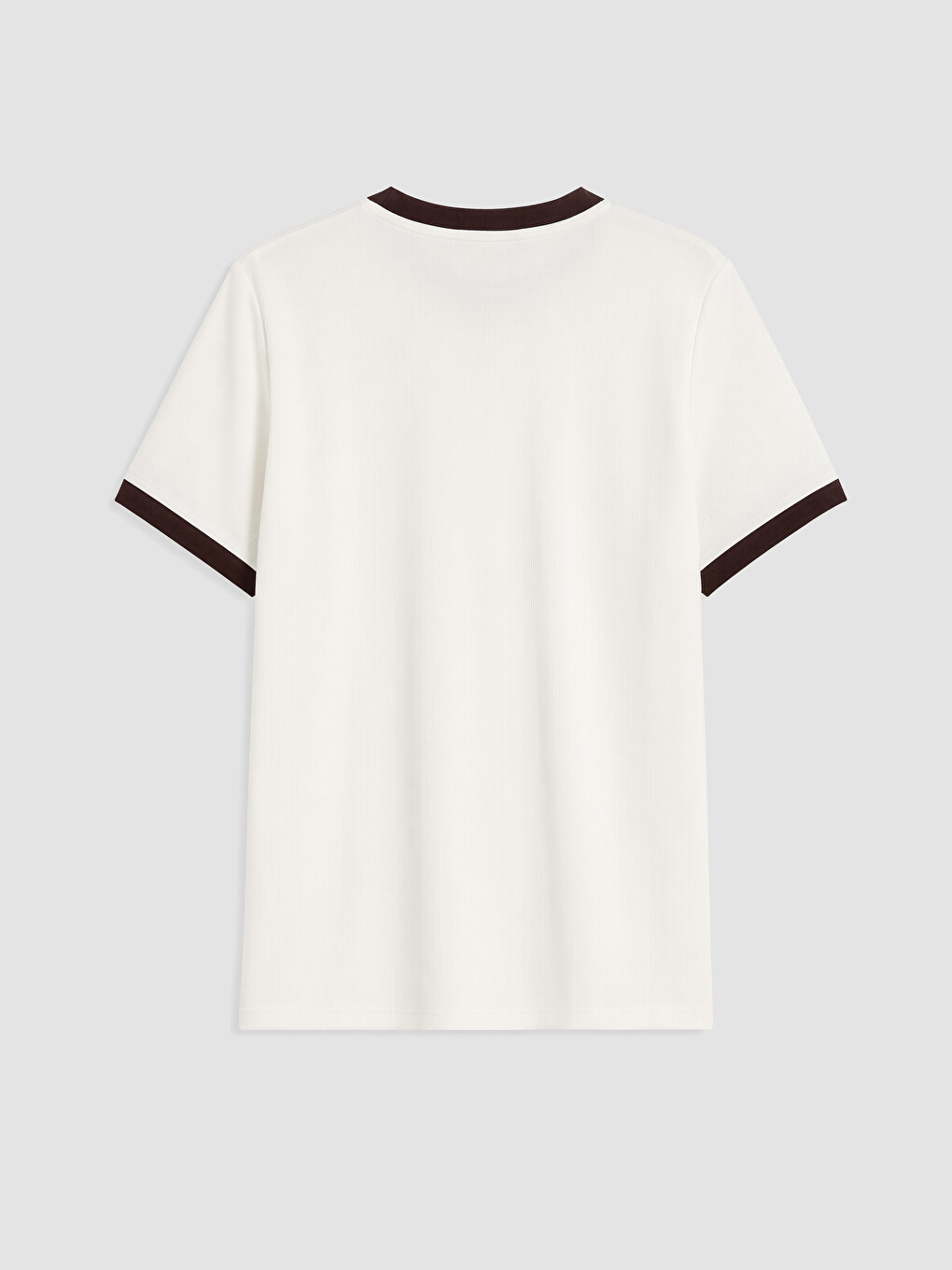 Mashkull Ngjyre Pana T-shirt-1