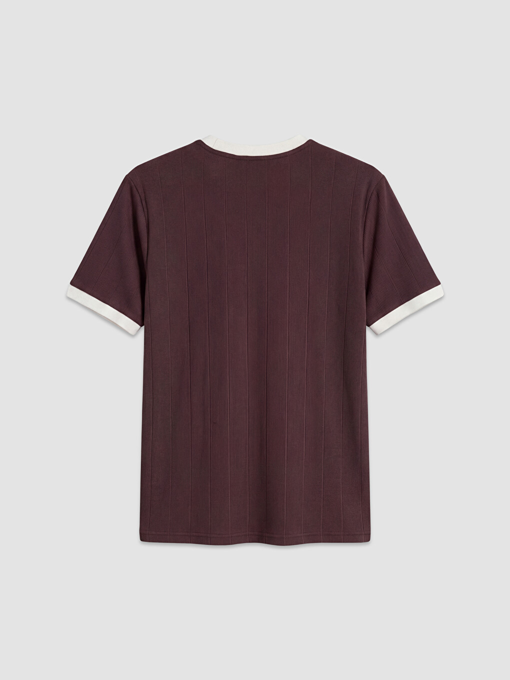 Mashkull Ngjyre Kumbull T-shirt-1