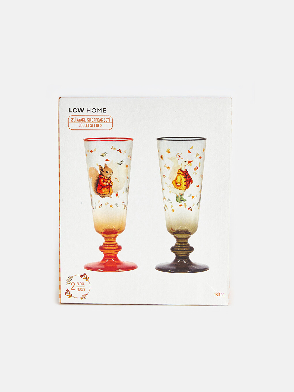 Staklena Čaša Na Stalku 2 Komada 160 Ml-4