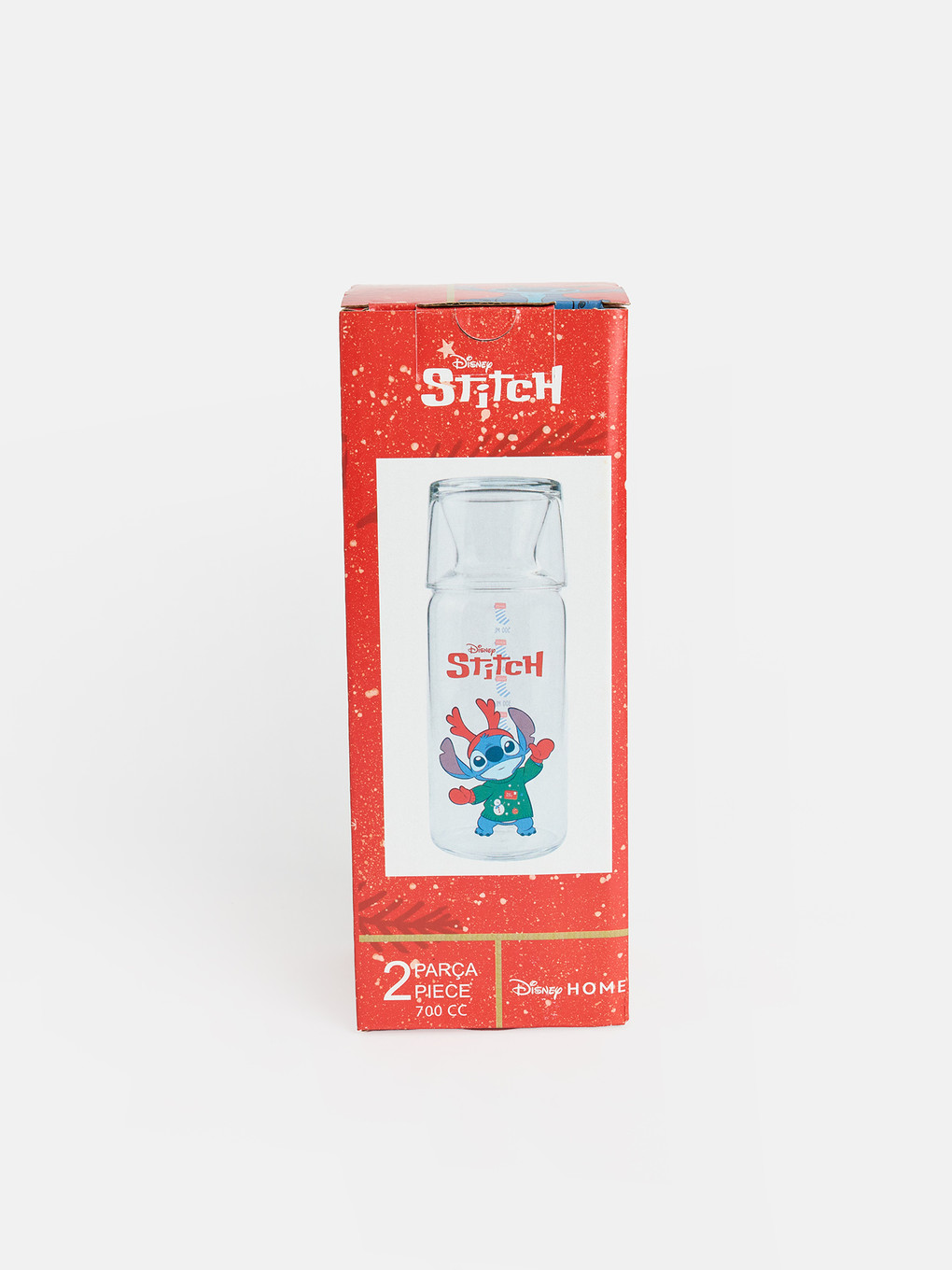 Stitch Printed Glass Pitcher 700 Ml-1