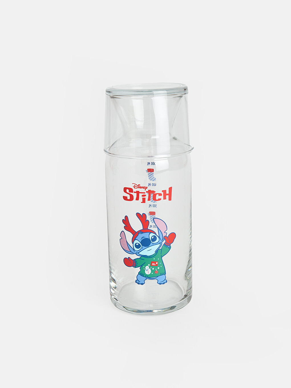 Stitch Printed Glass Pitcher 700 Ml-2