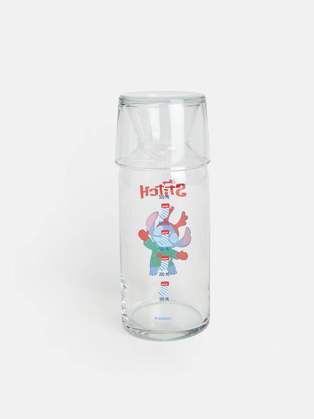 Stitch Printed Glass Pitcher 700 Ml-3