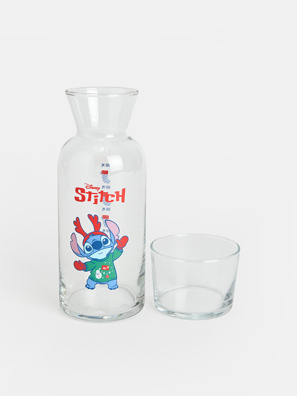 Stitch Printed Glass Pitcher 700 Ml-4
