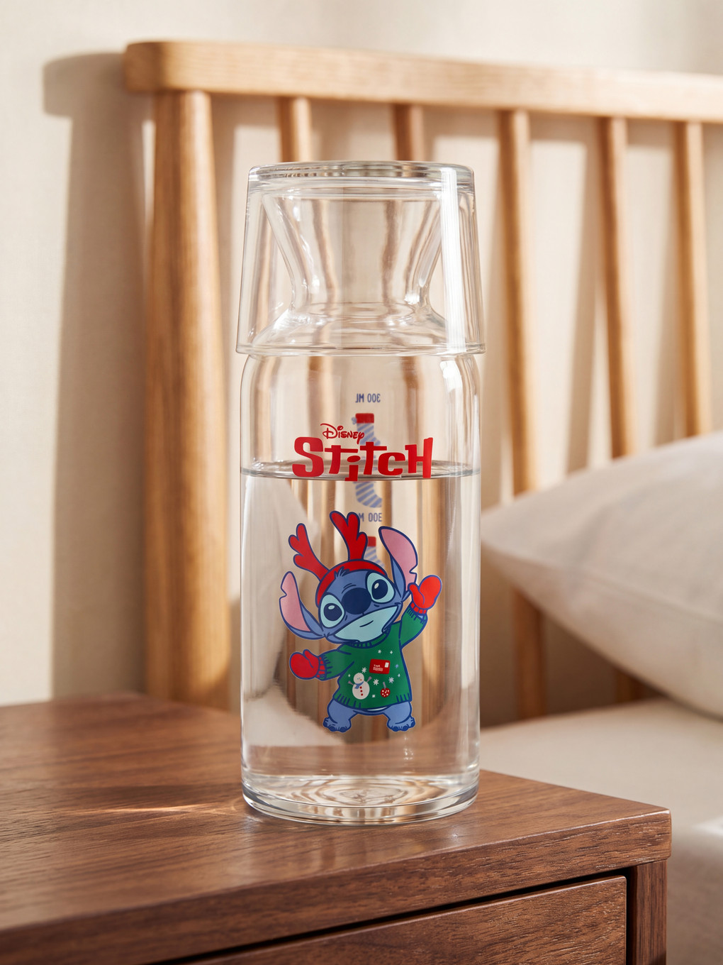 Stitch Printed Glass Pitcher 700 Ml