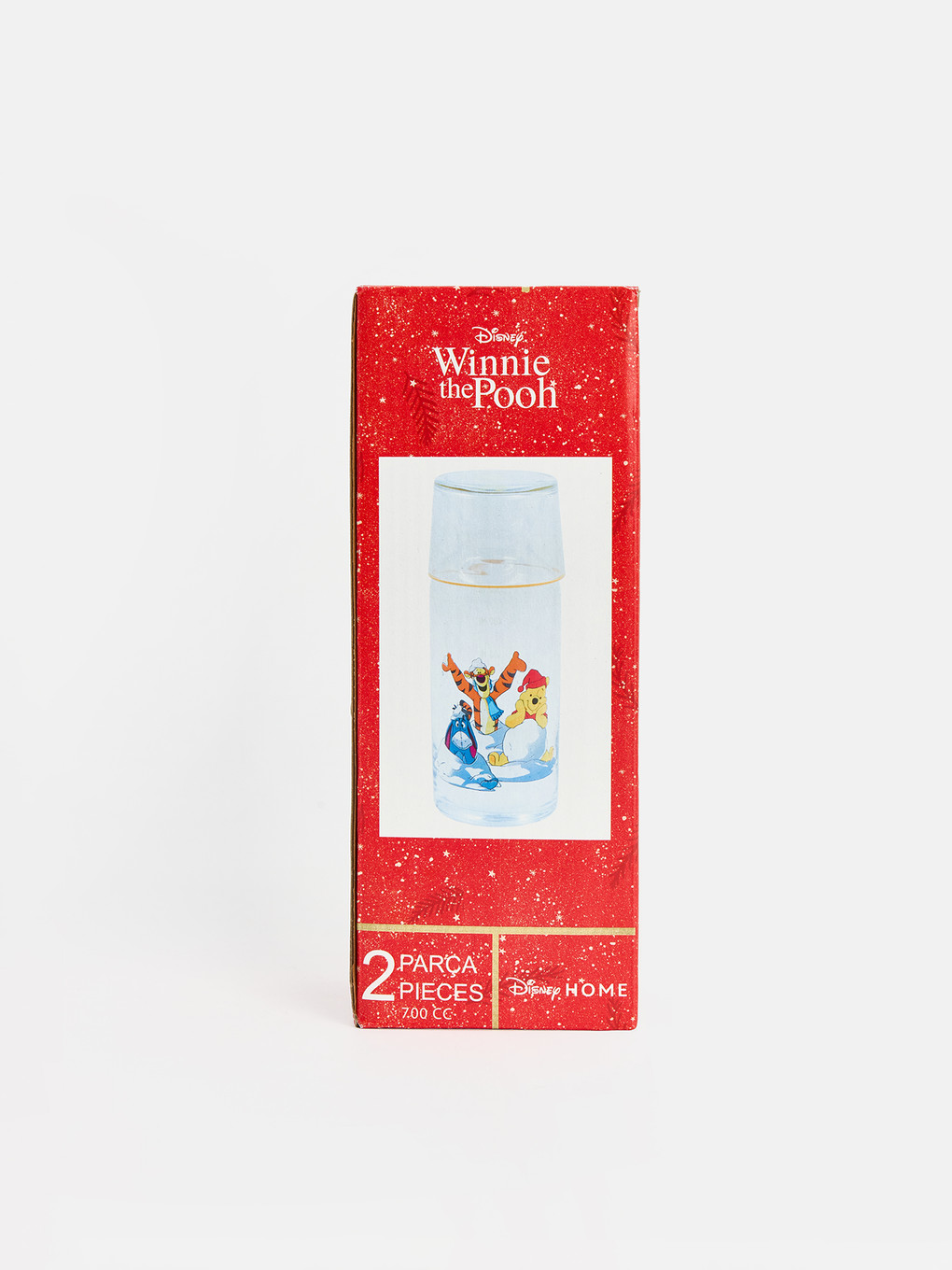 Carafă De Noptieră Din Sticlă Imprimată Winnie The Pooh 700 Ml-1