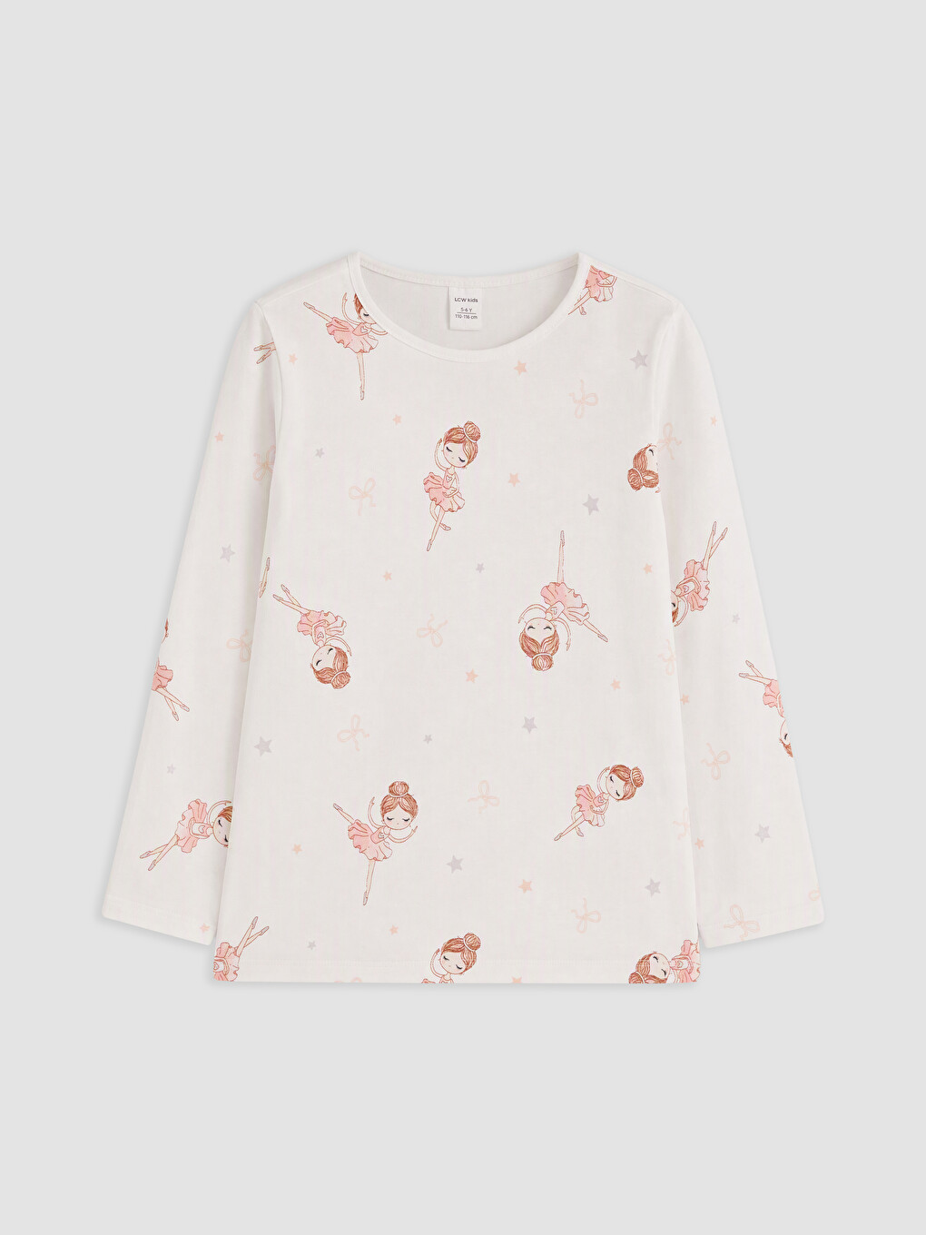 Crew Neck Girls' Pyjamas Set-1