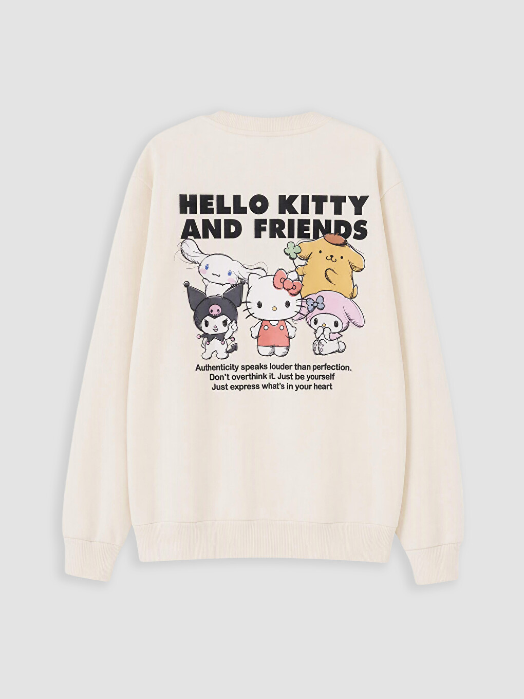 Дебел Суитшърт Hello Kitty За Жени-2