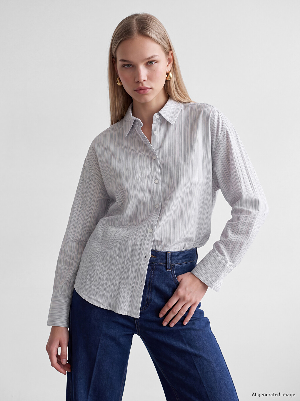 Striped Women's Shirt-1