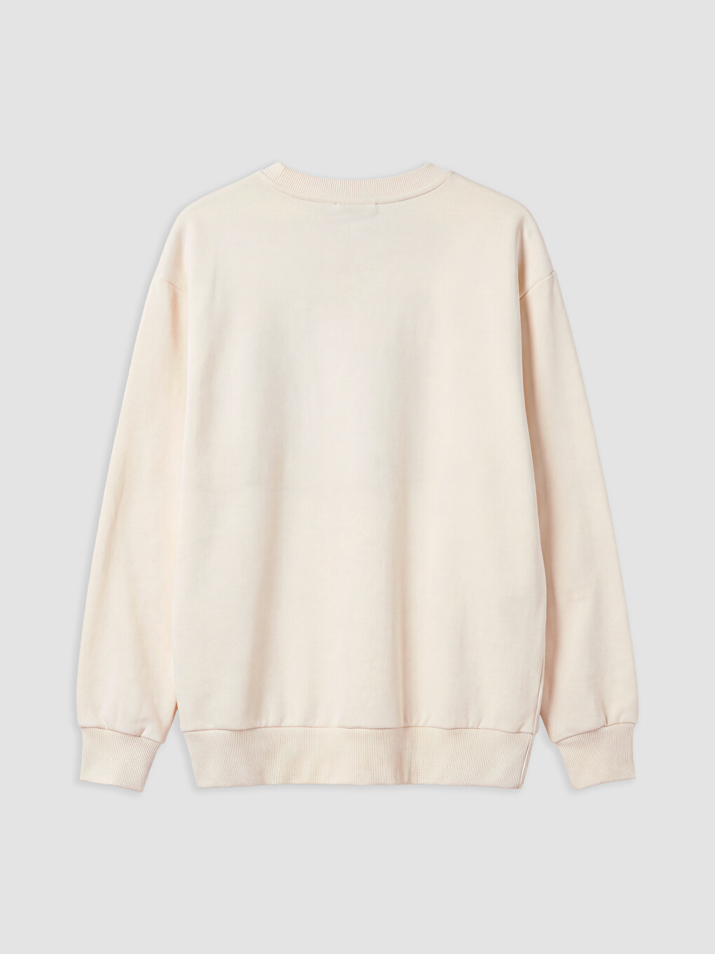 Woman Beige Sweatshirt-1