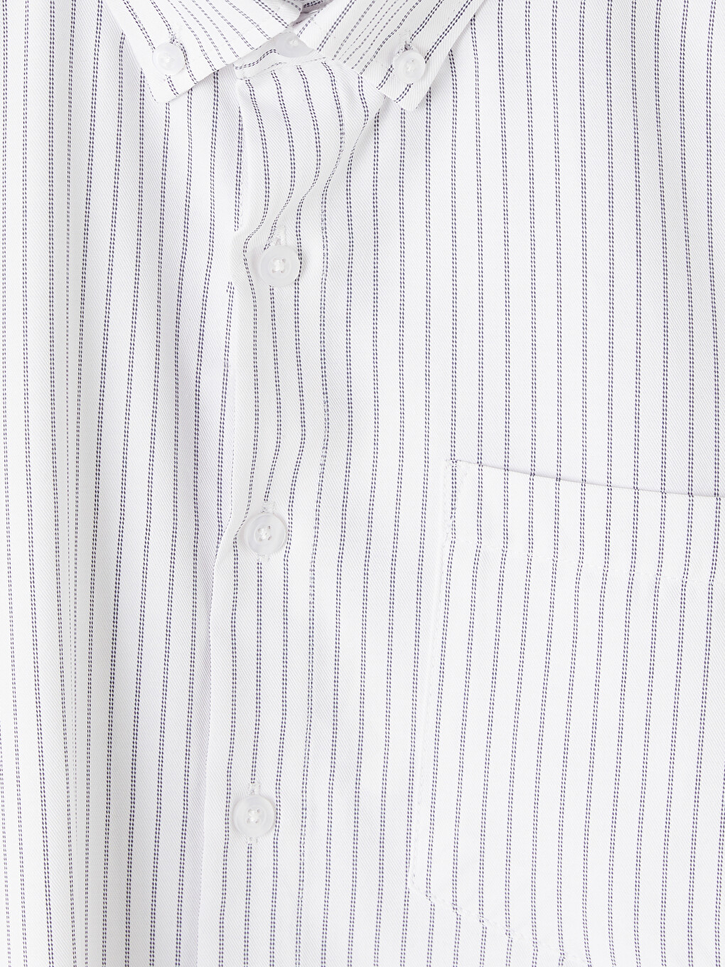 Regular Fit Striped Twill Men's Shirt-1