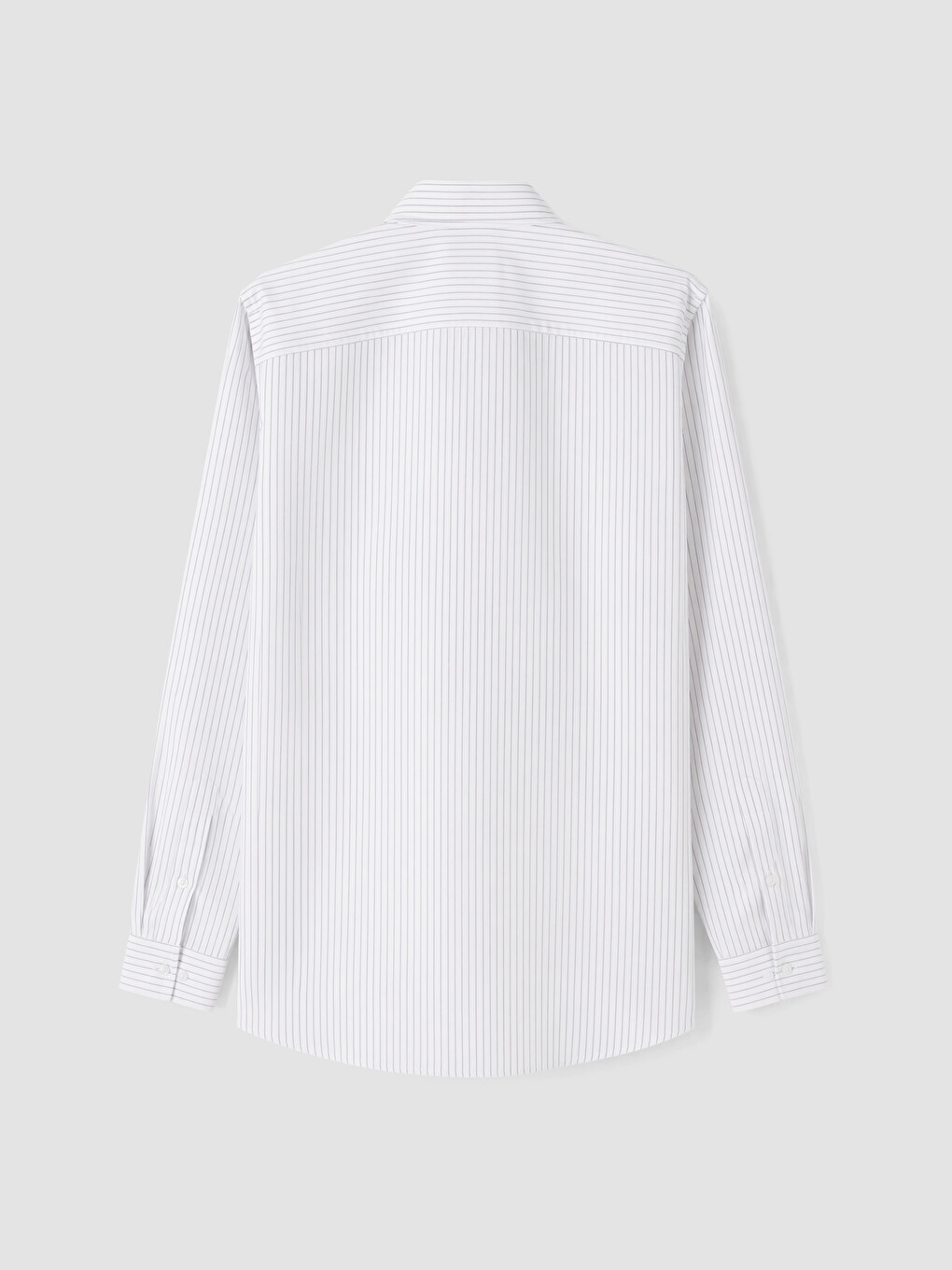 Regular Fit Striped Twill Men's Shirt-2