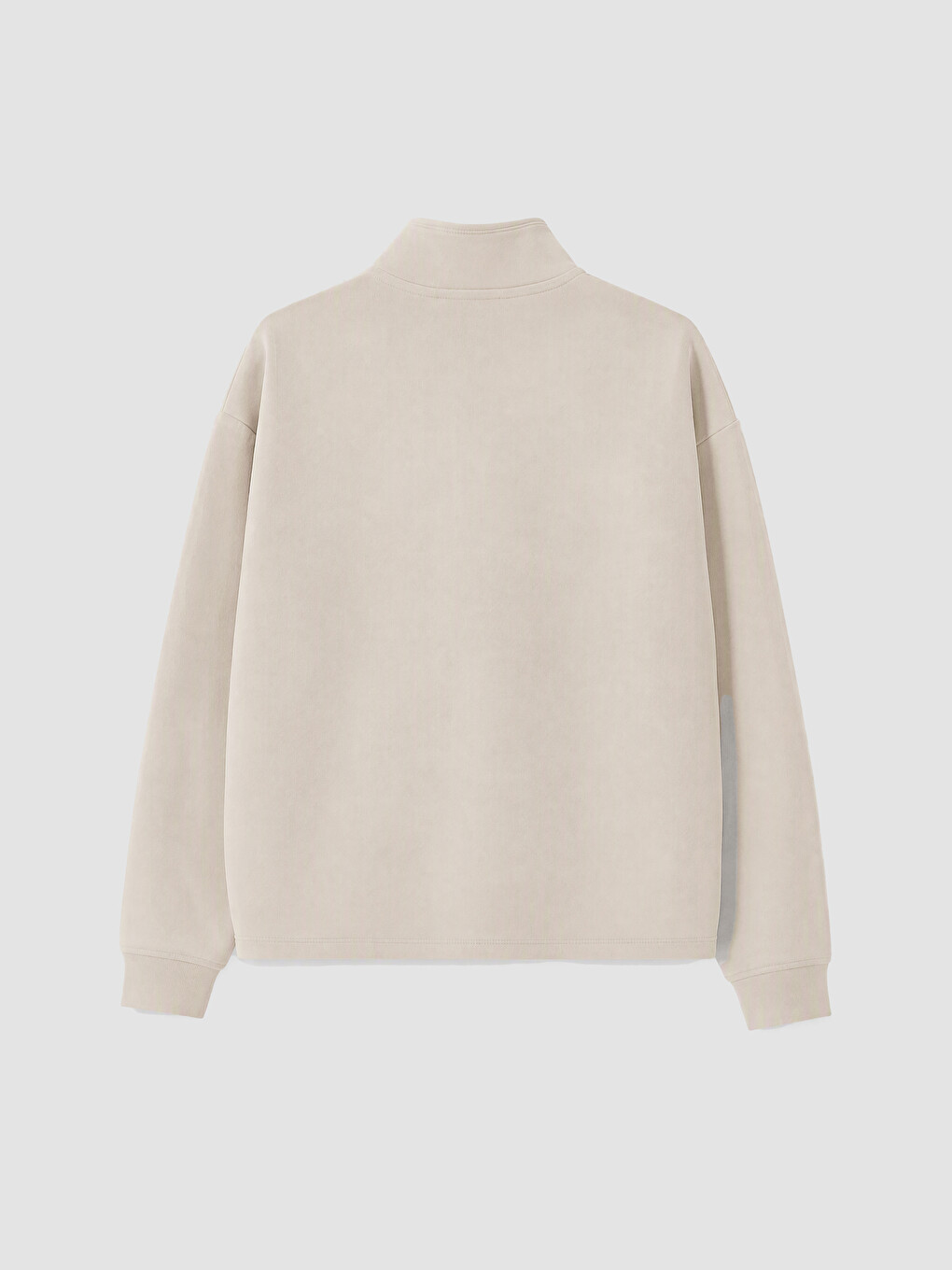 Woman Grey Zip-up Sweatshirt-2