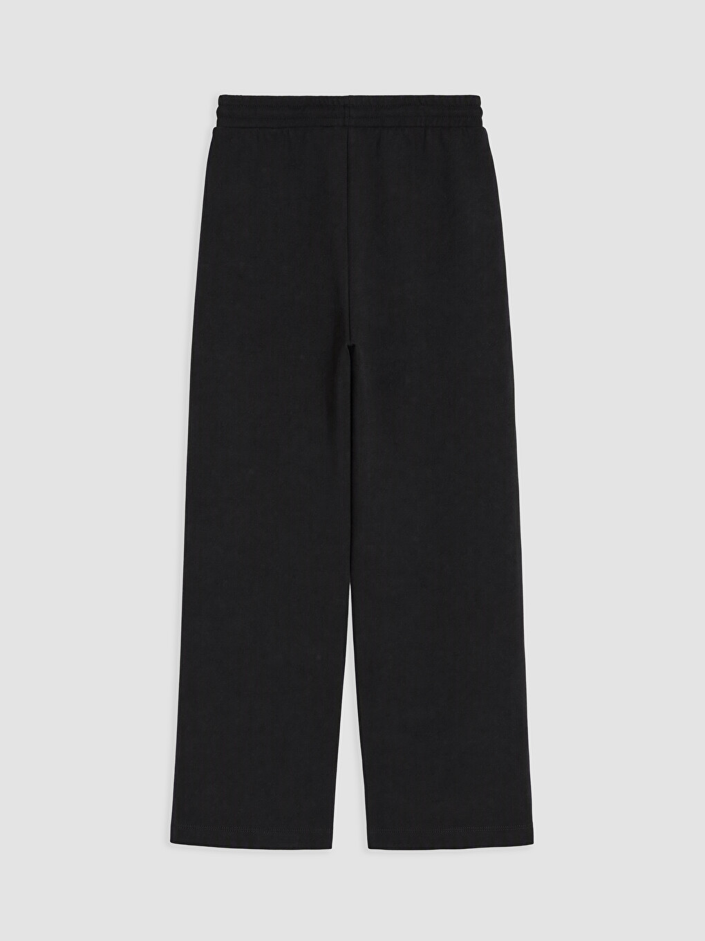 Woman Black Sweatpants-1
