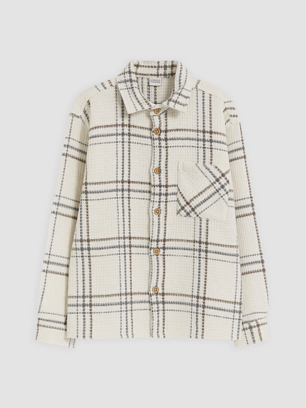 Plaid Boys' Shirt Jacket