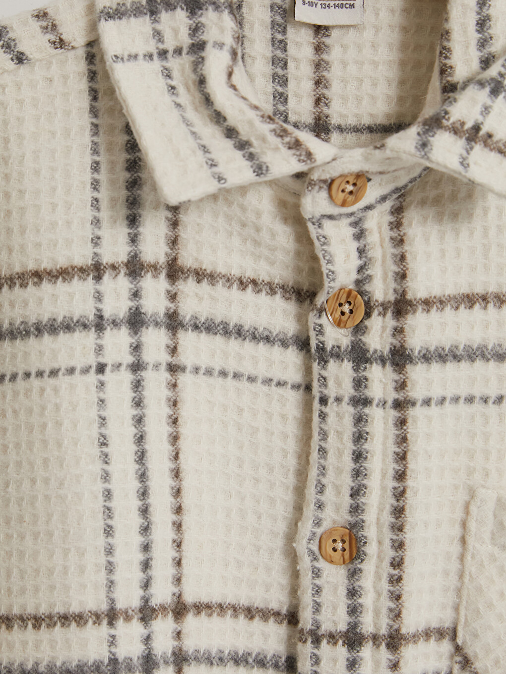 Plaid Boys' Shirt Jacket-2