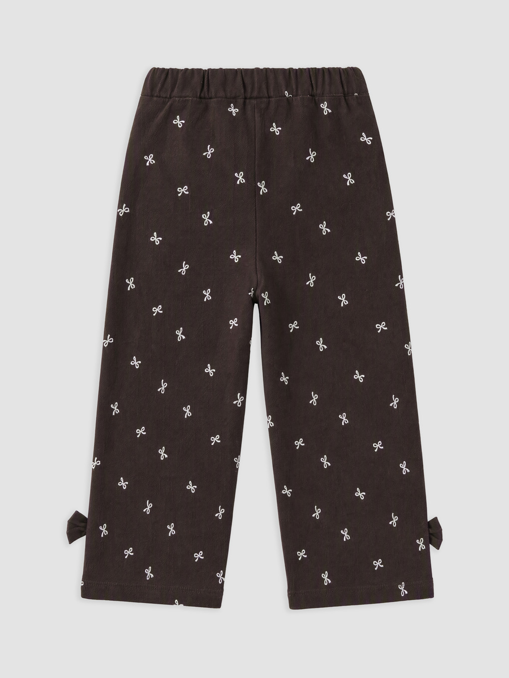 Bowed Baby Girls' Gabardine Trousers-1