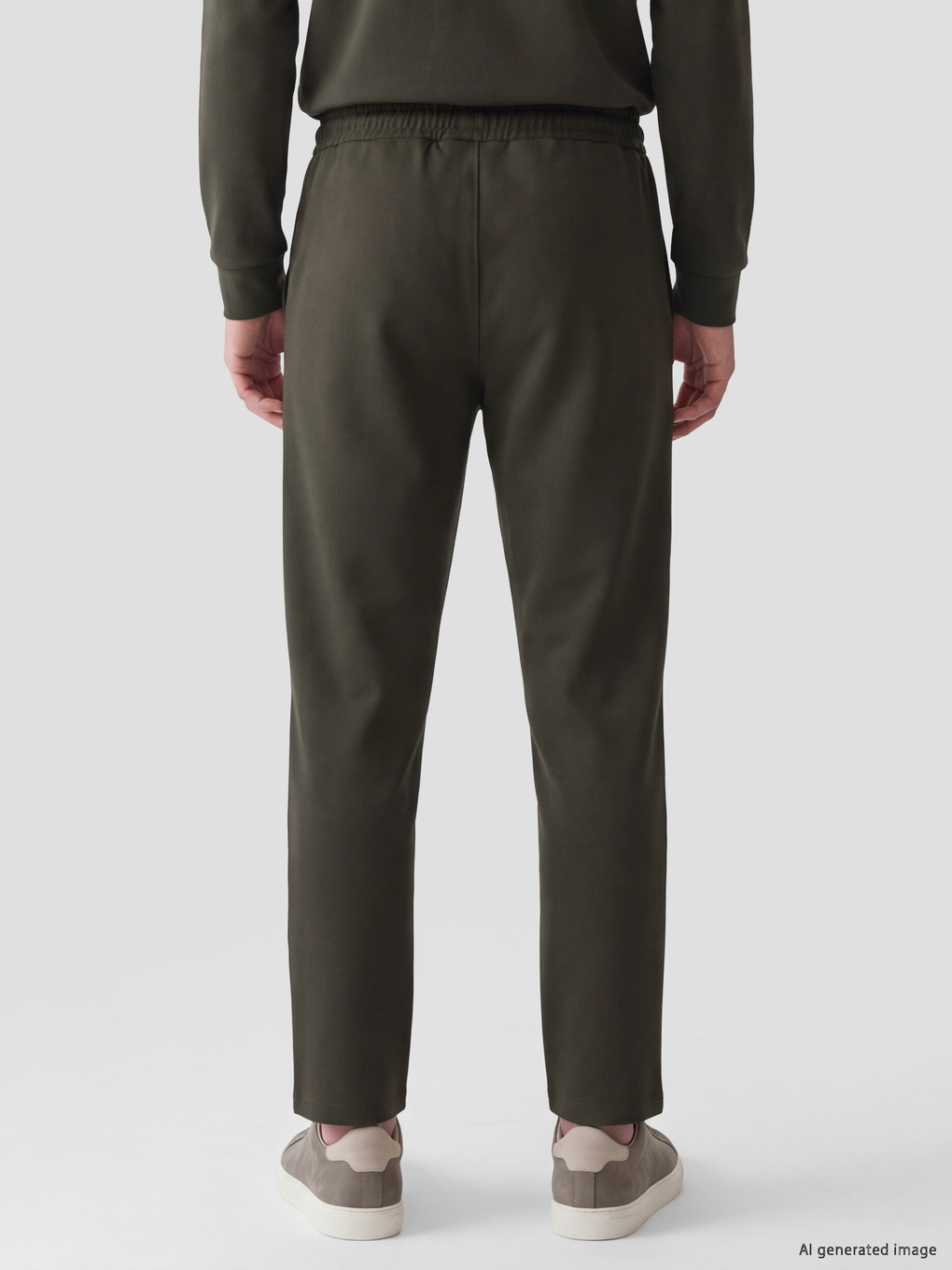 Haki Regular Fit Erkek Eşofman Altı-3