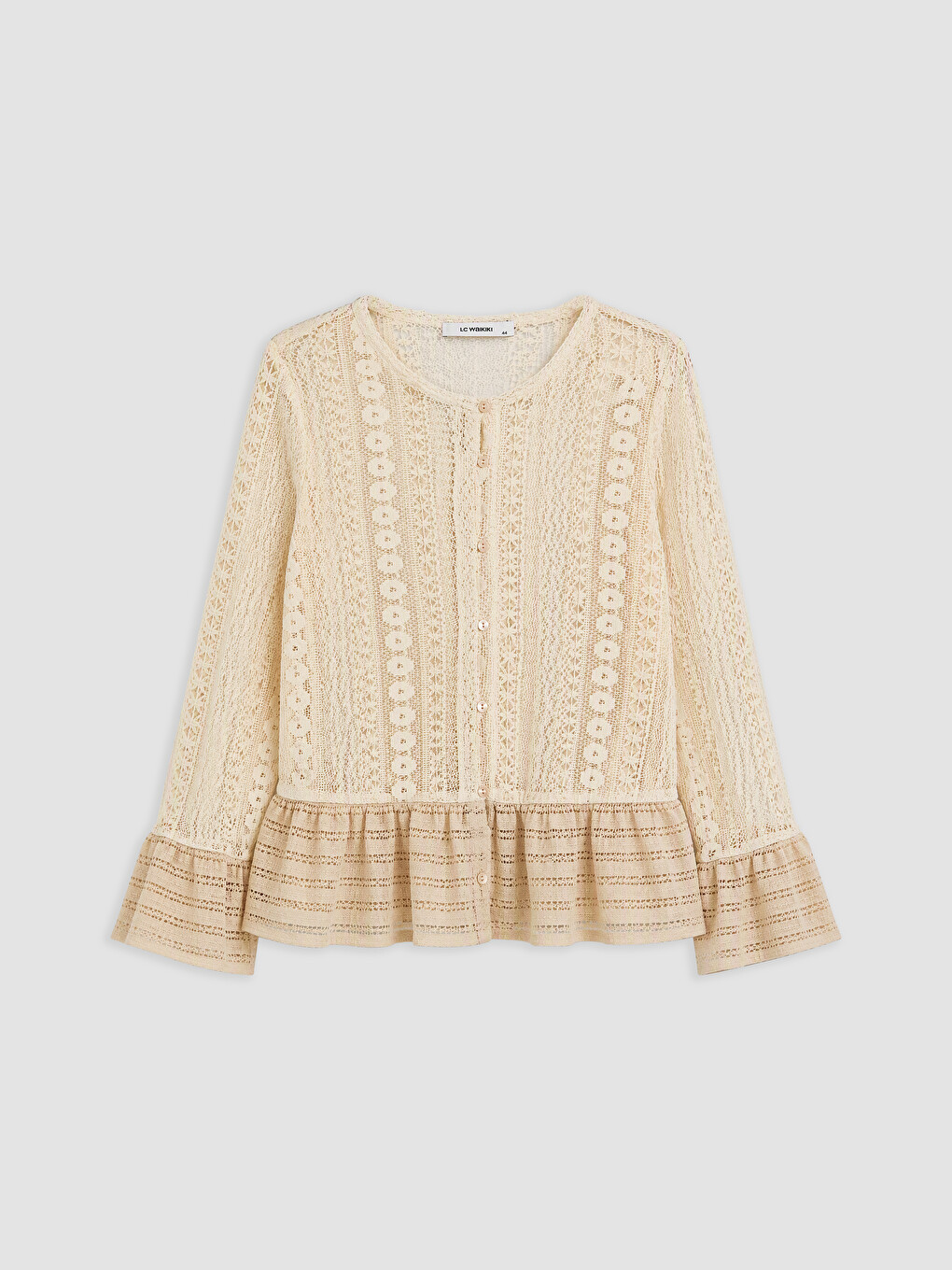 Woman Beige Blouse