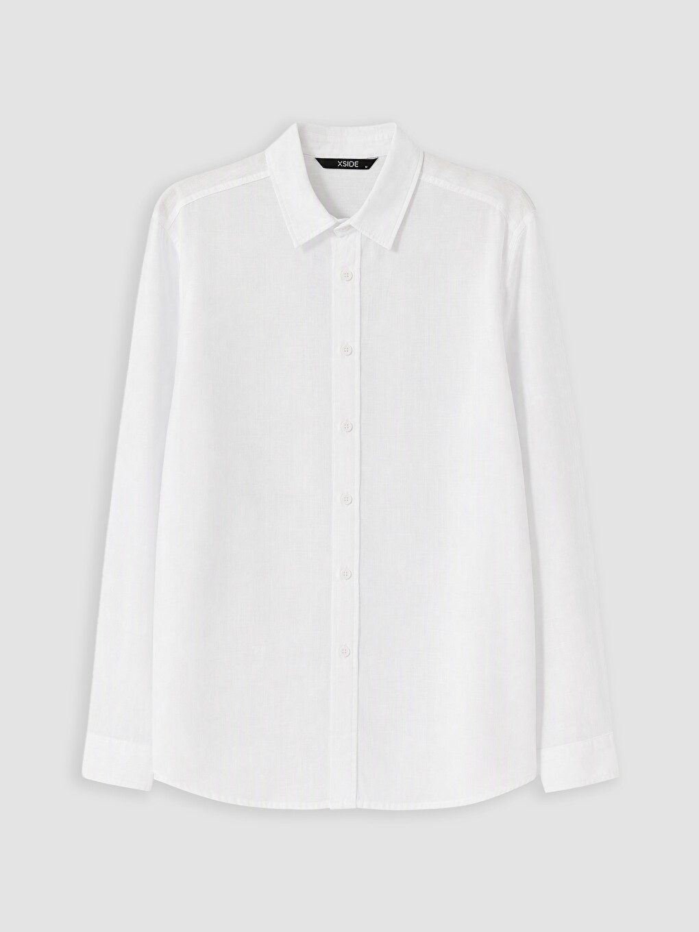 Beyaz Regular Fit Poplin Erkek Gömlek