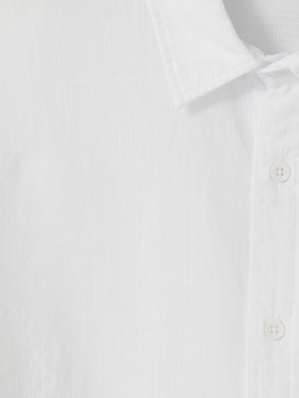 Beyaz Regular Fit Poplin Erkek Gömlek-1
