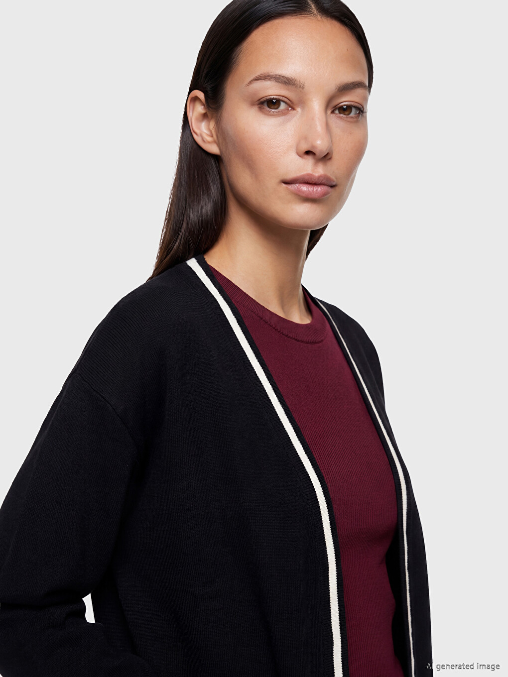 Shawl Collar Soft Touch Women's Cardigan-2