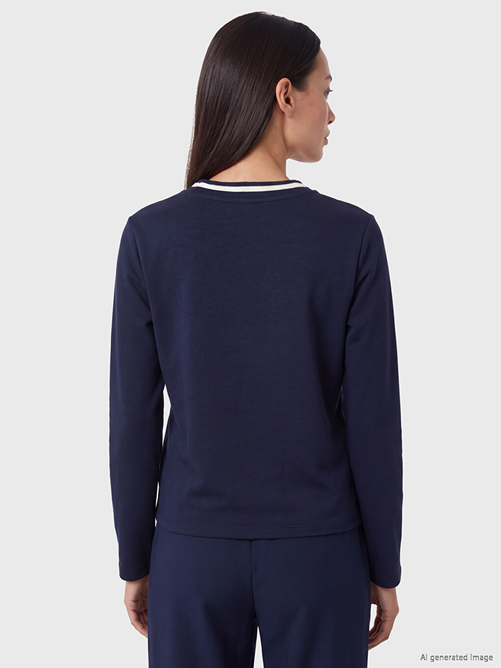 Strip Detailed Women's Cardigan-3