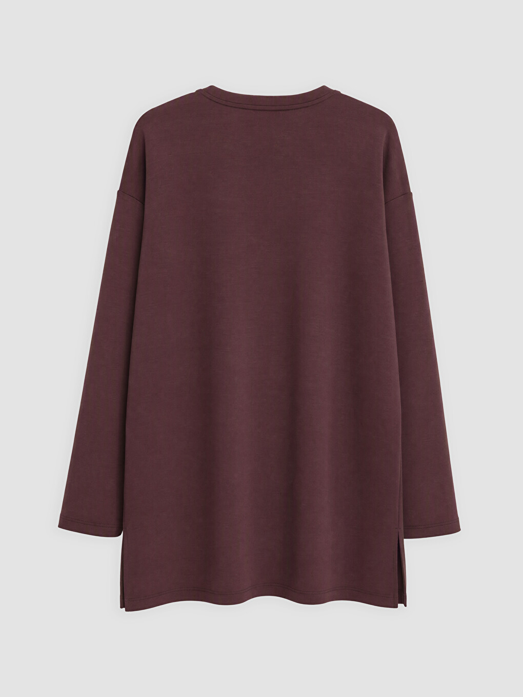 Soft Touch Rhinestone Oversize Women's Sweatshirt Tunic-5