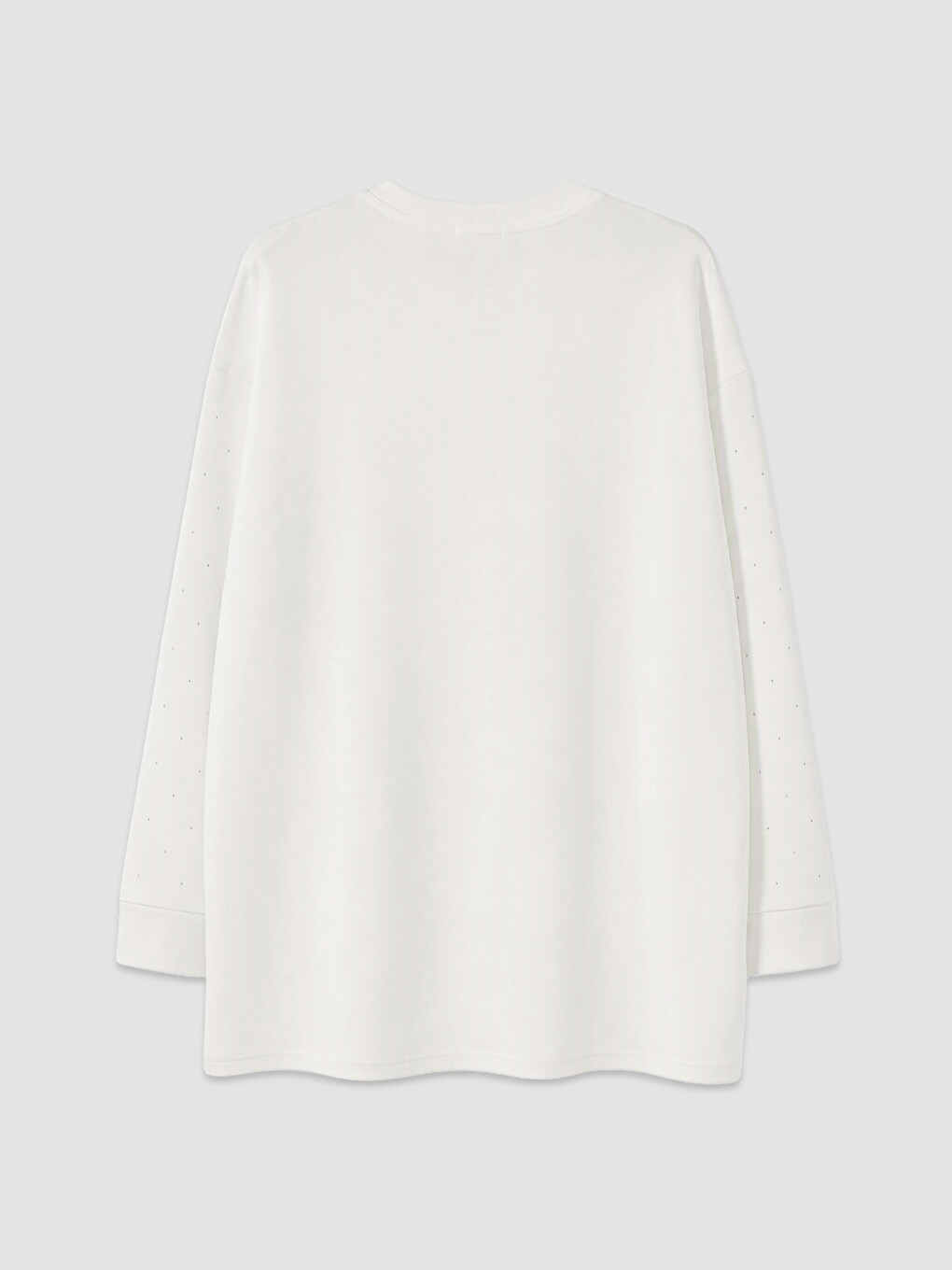 Woman White Sweatshirt Tunic-1