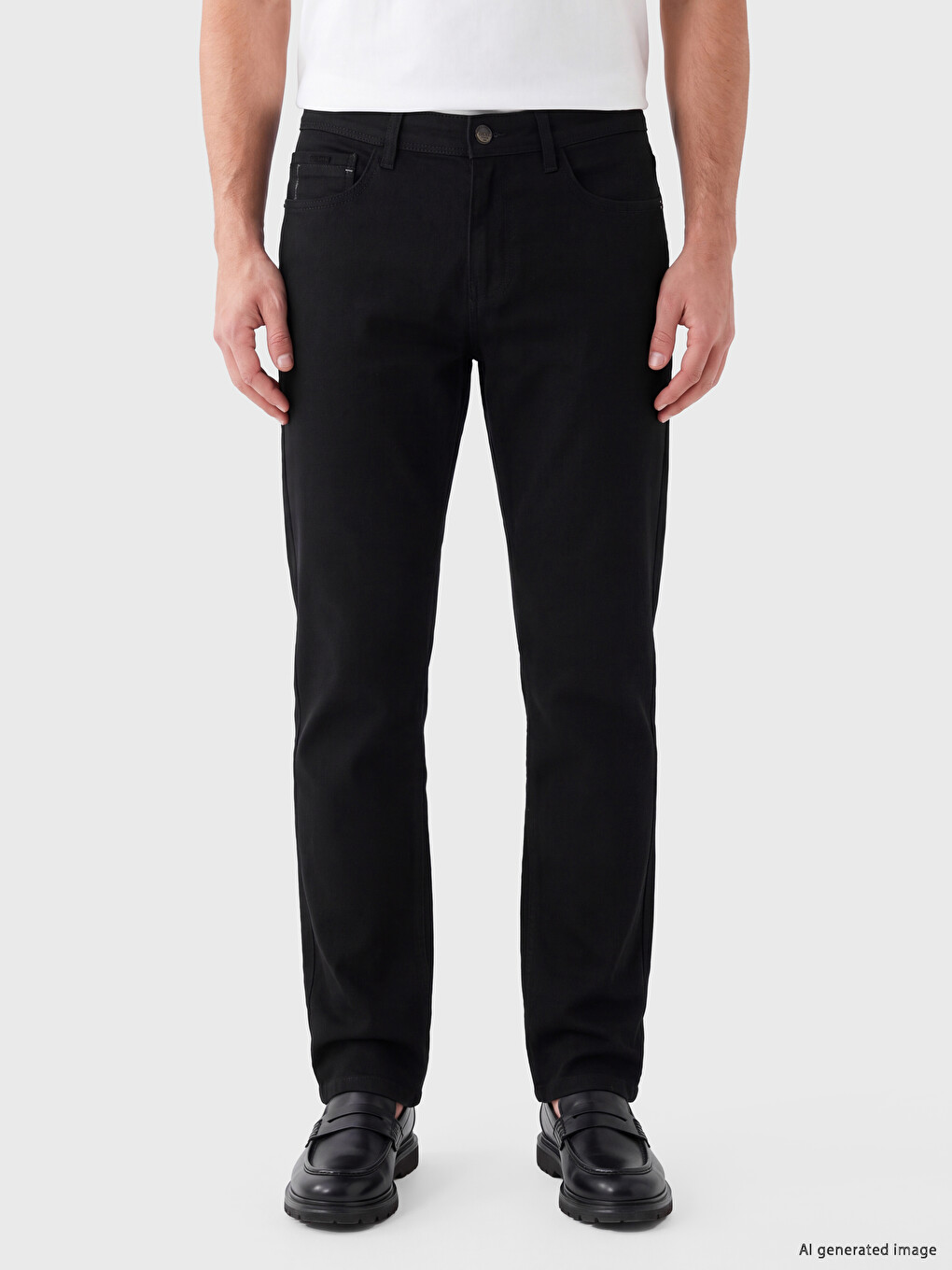 Man Black Jeans-1