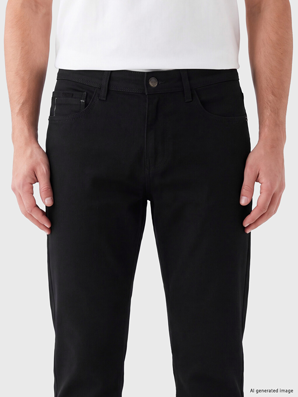Man Black Jeans-2