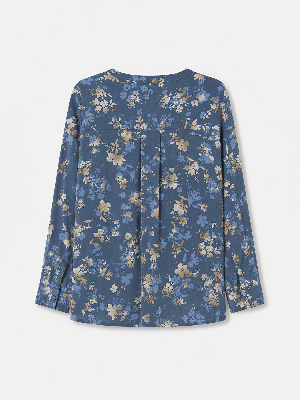 Žena Teget Plava Bluza-1