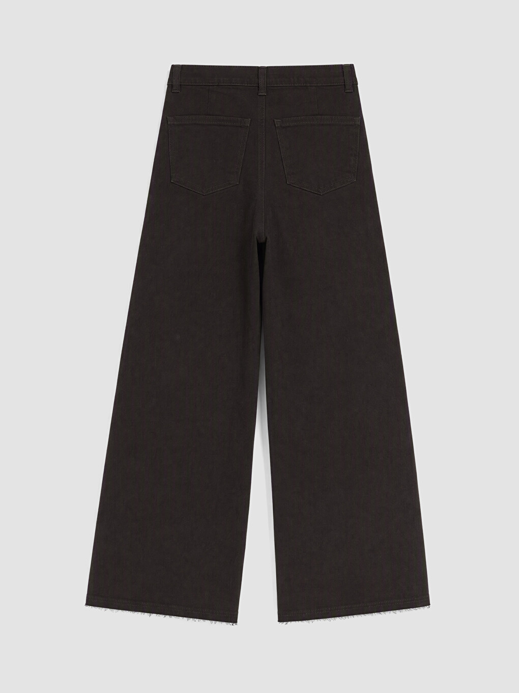 Kahverengi Wideleg Jean-6