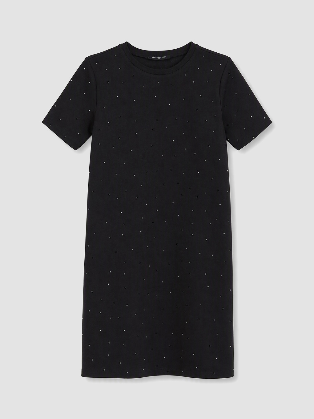 Suede Look Stoned Mini Dress