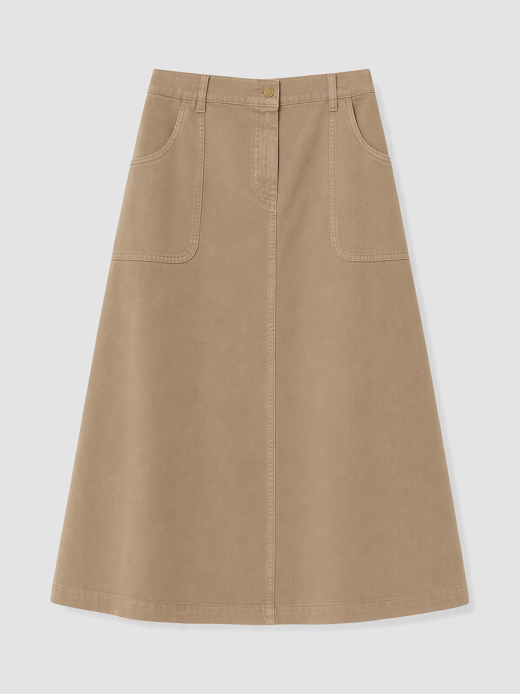 Plus Size Jean Skirt-2