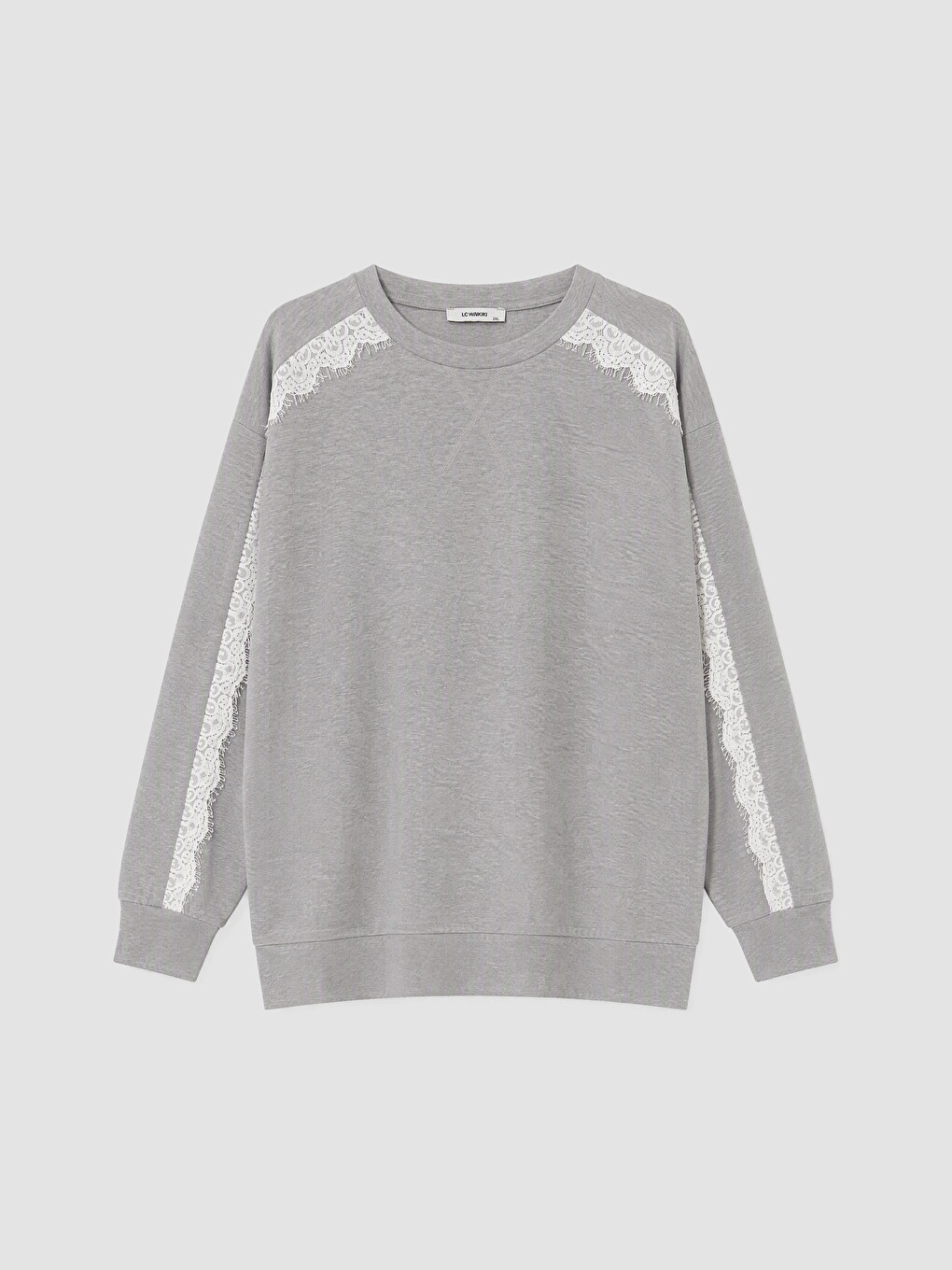 Woman Grey Sweatshirt-2