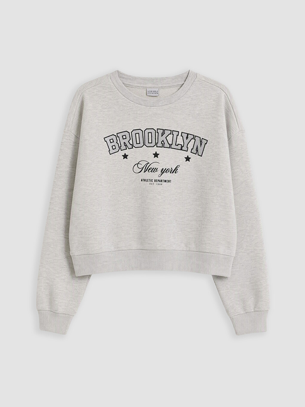 Printed Girls' Thick Sweatshirt