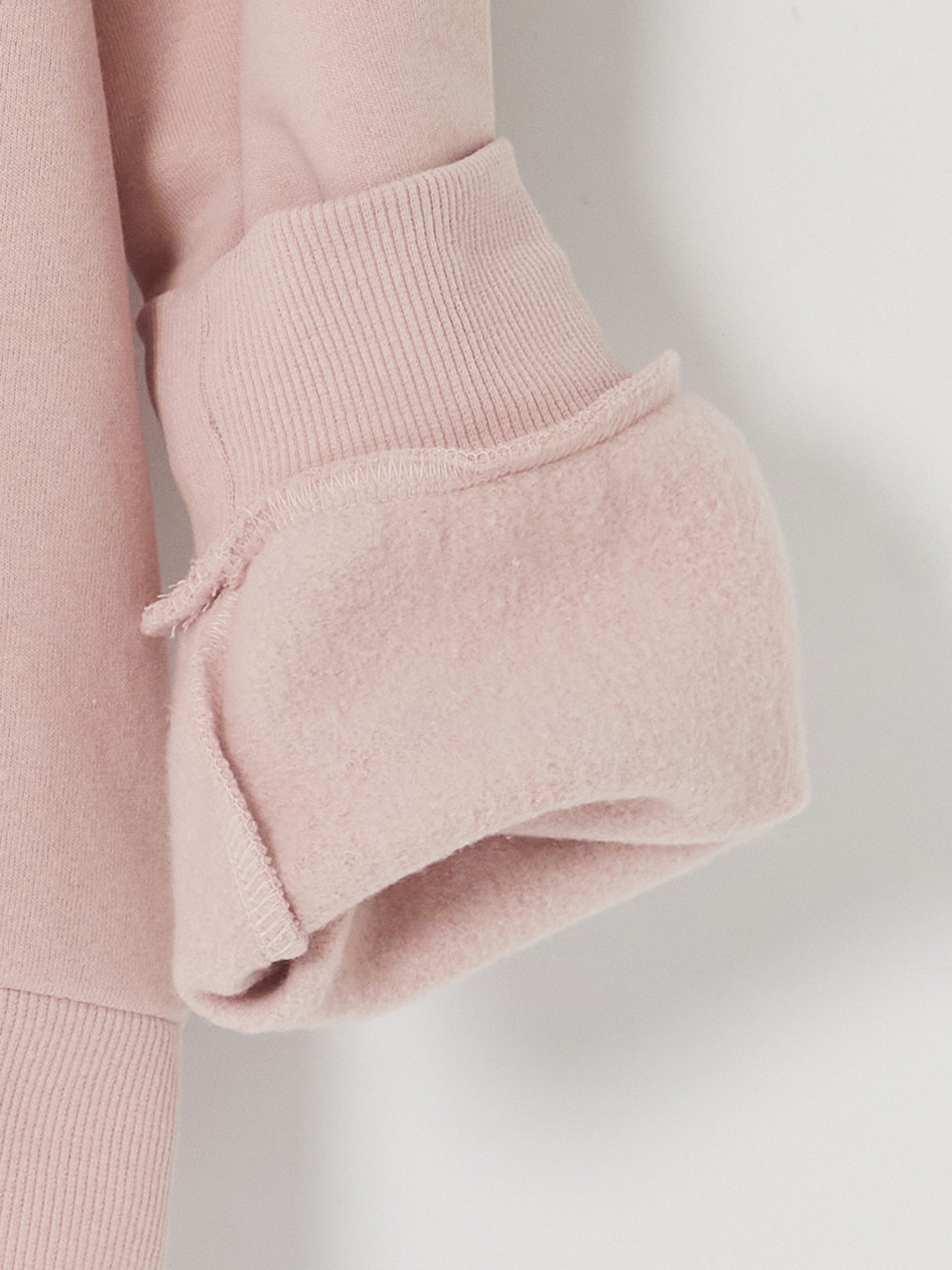 Lila Kız Çocuk Kalın Fermuarlı Sweatshirt-1