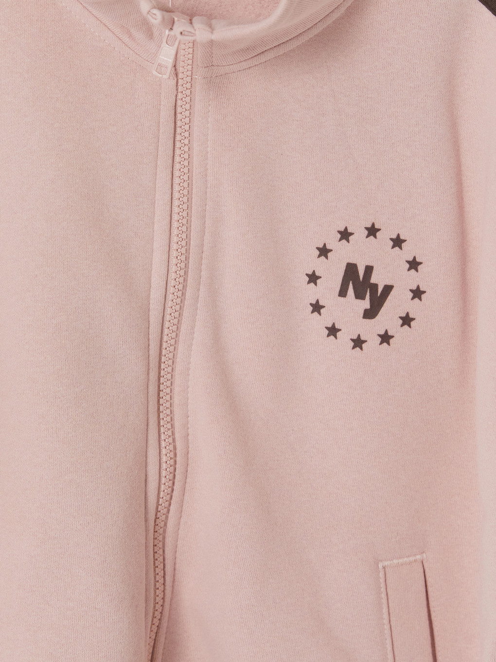 Lila Kız Çocuk Kalın Fermuarlı Sweatshirt-2